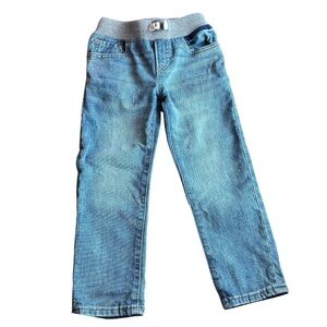 GAP Jeans Light Wash Slim Fit Toddler Elastic Waistband 4T